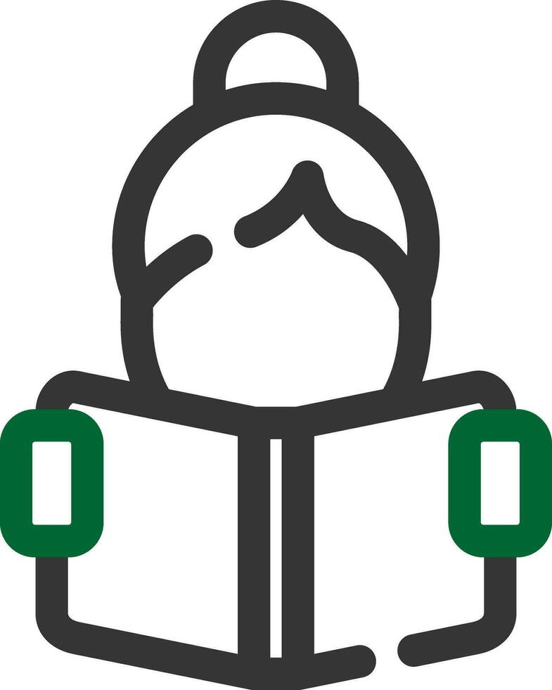 Reading Creative Icon Design vector