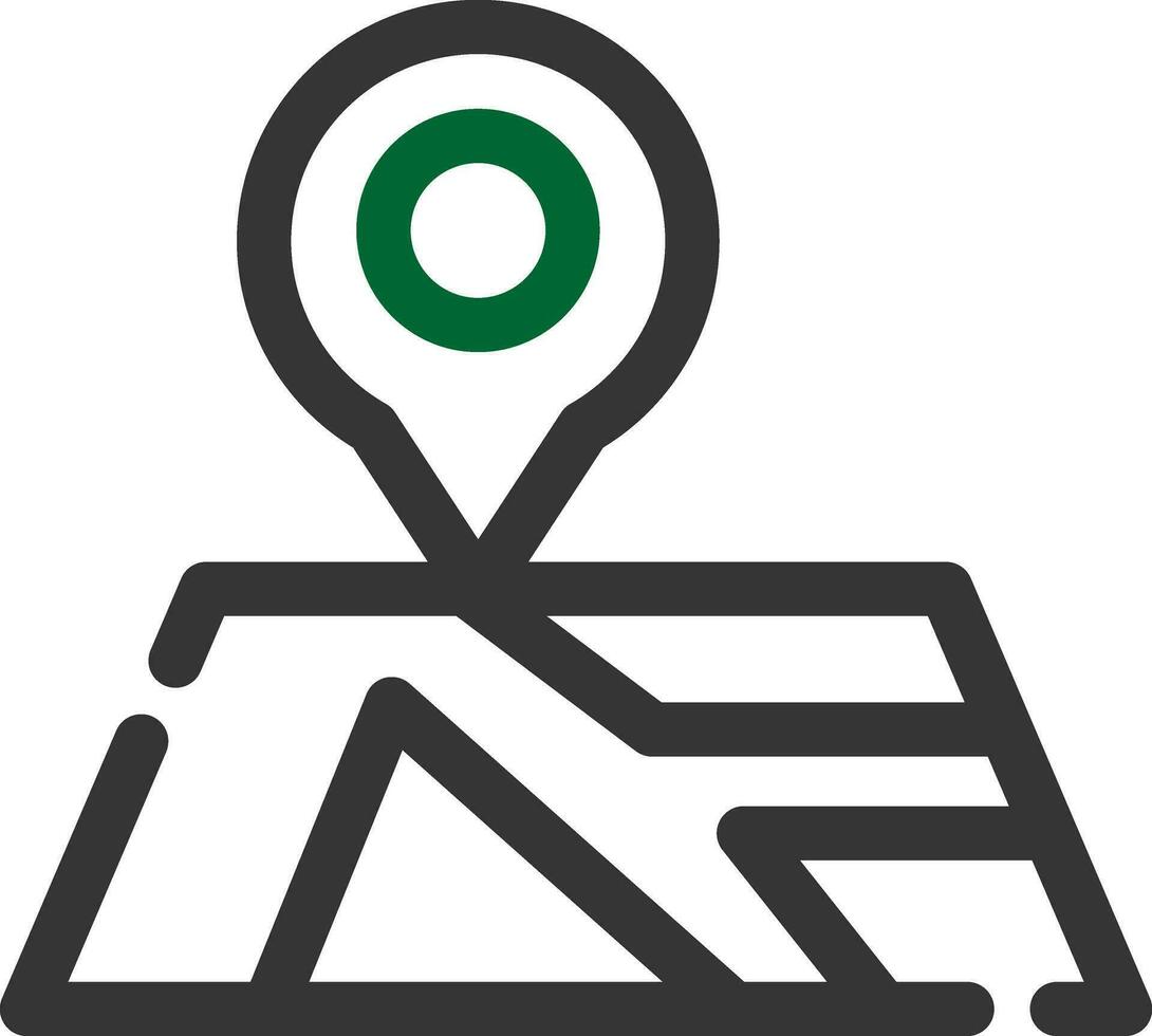 diseño de icono creativo de mapa vector