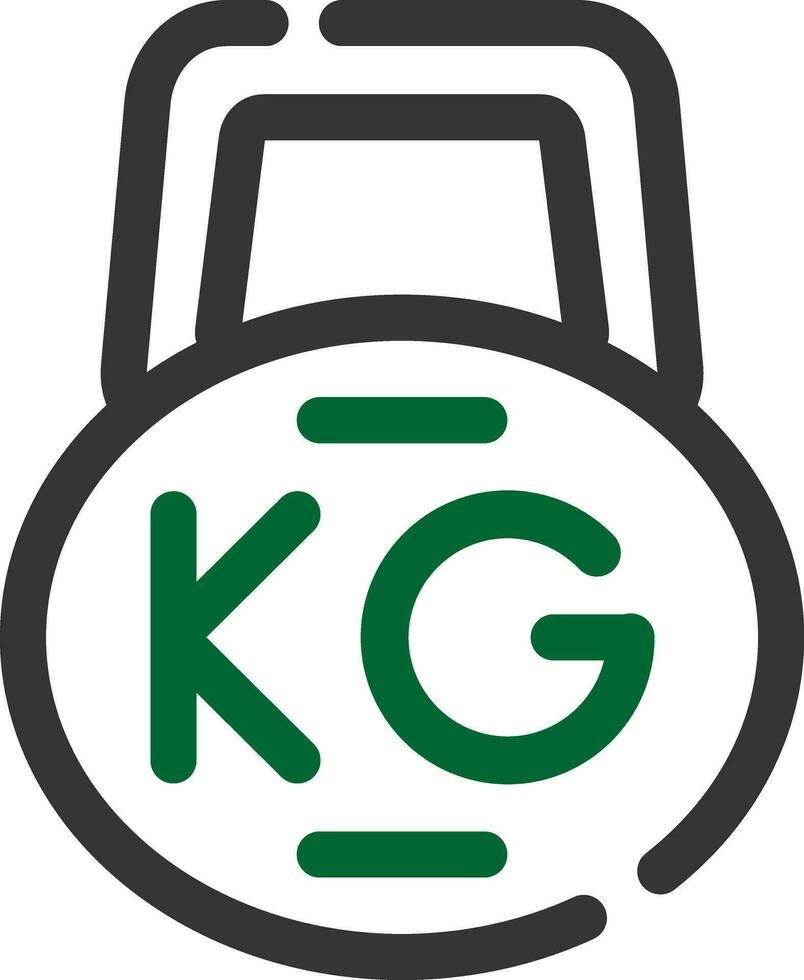 Kettlebell Creative Icon Design vector