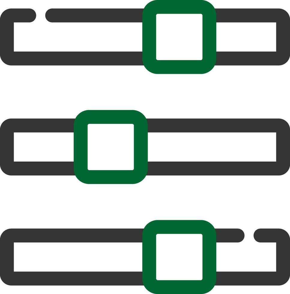 Sliders Creative Icon Design vector