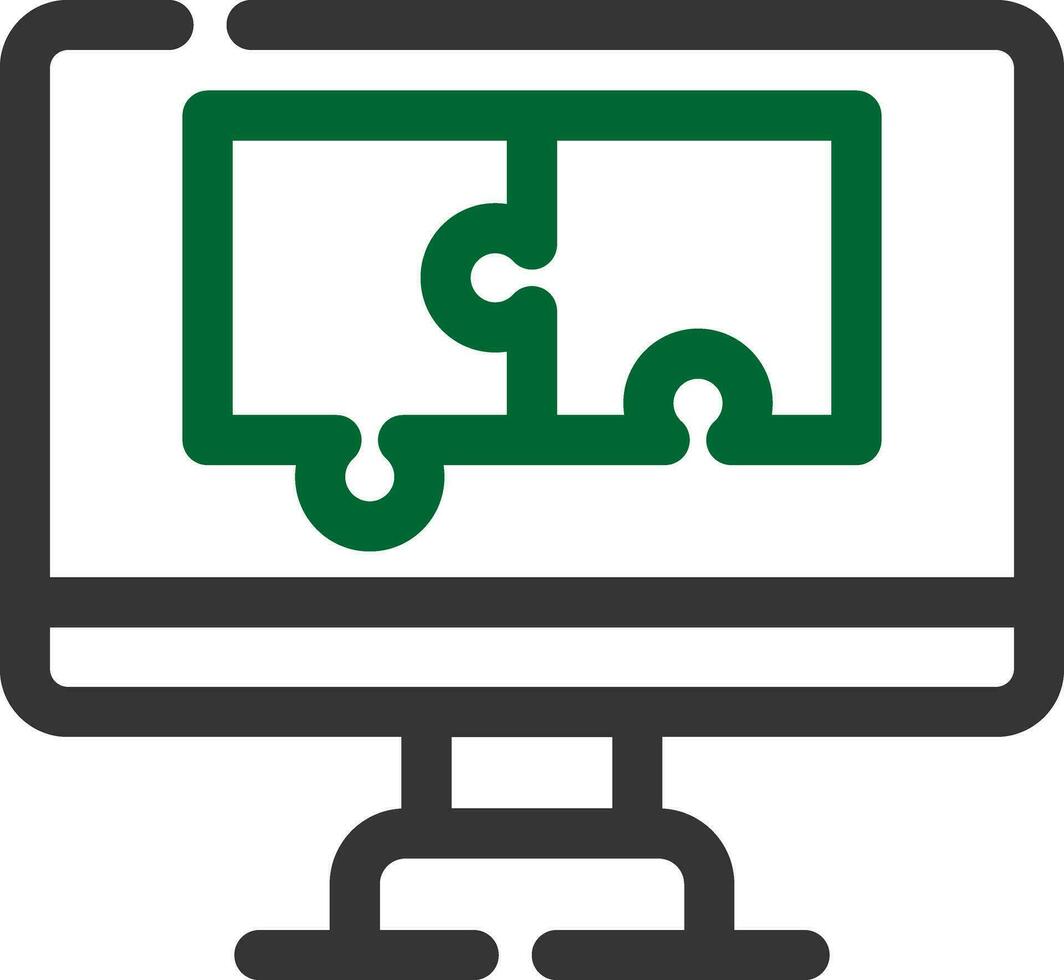 Puzzle Creative Icon Design vector