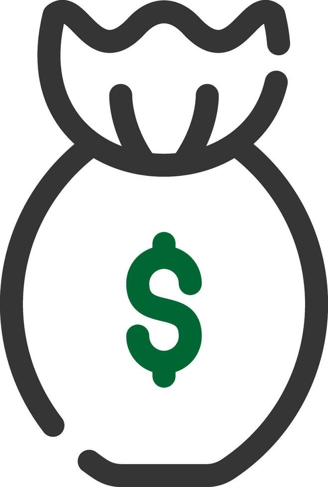 Money Bag Creative Icon Design vector