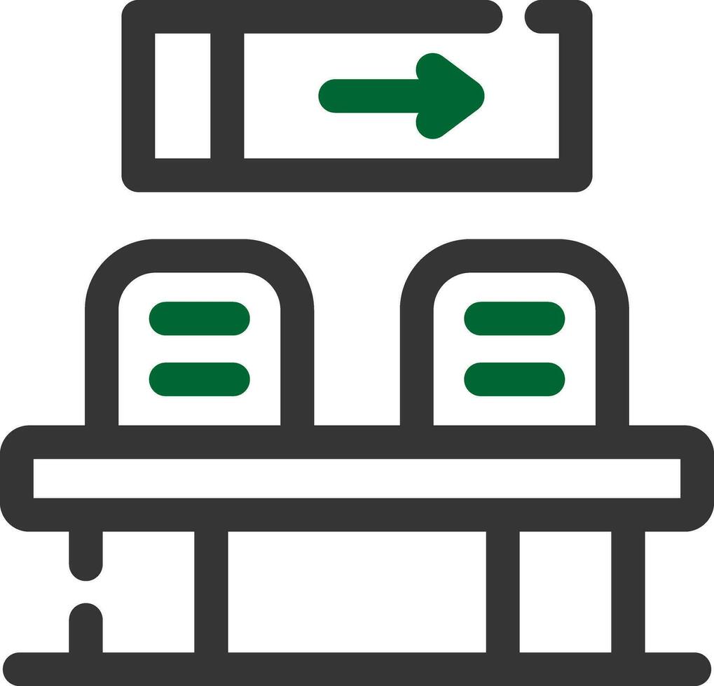 Waiting Room Creative Icon Design vector