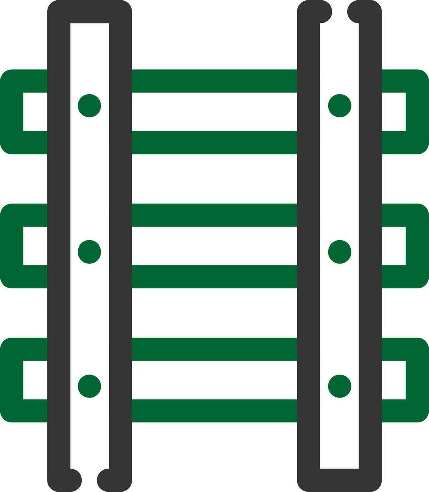 Train Tracks Creative Icon Design vector