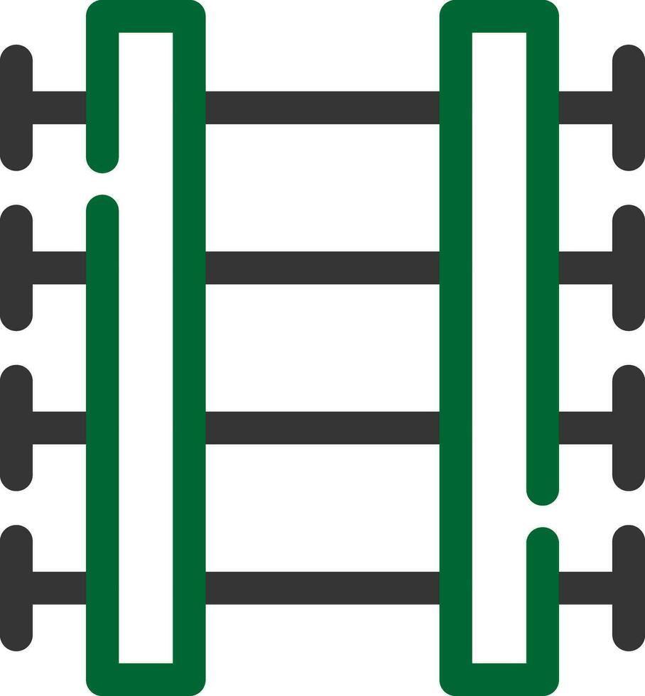 Train Tracks Creative Icon Design vector