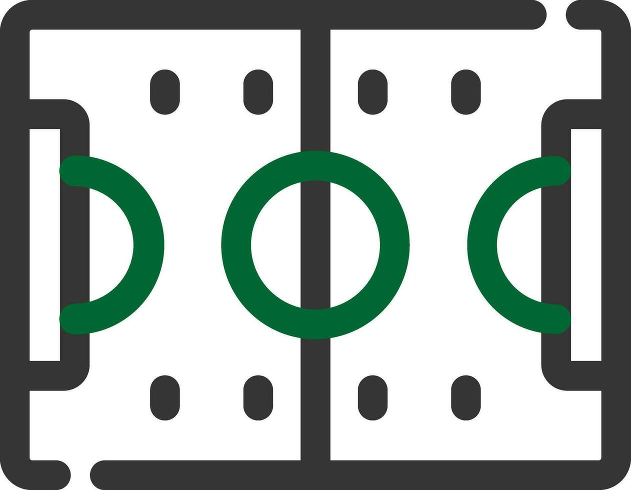 Football Game Creative Icon Design vector