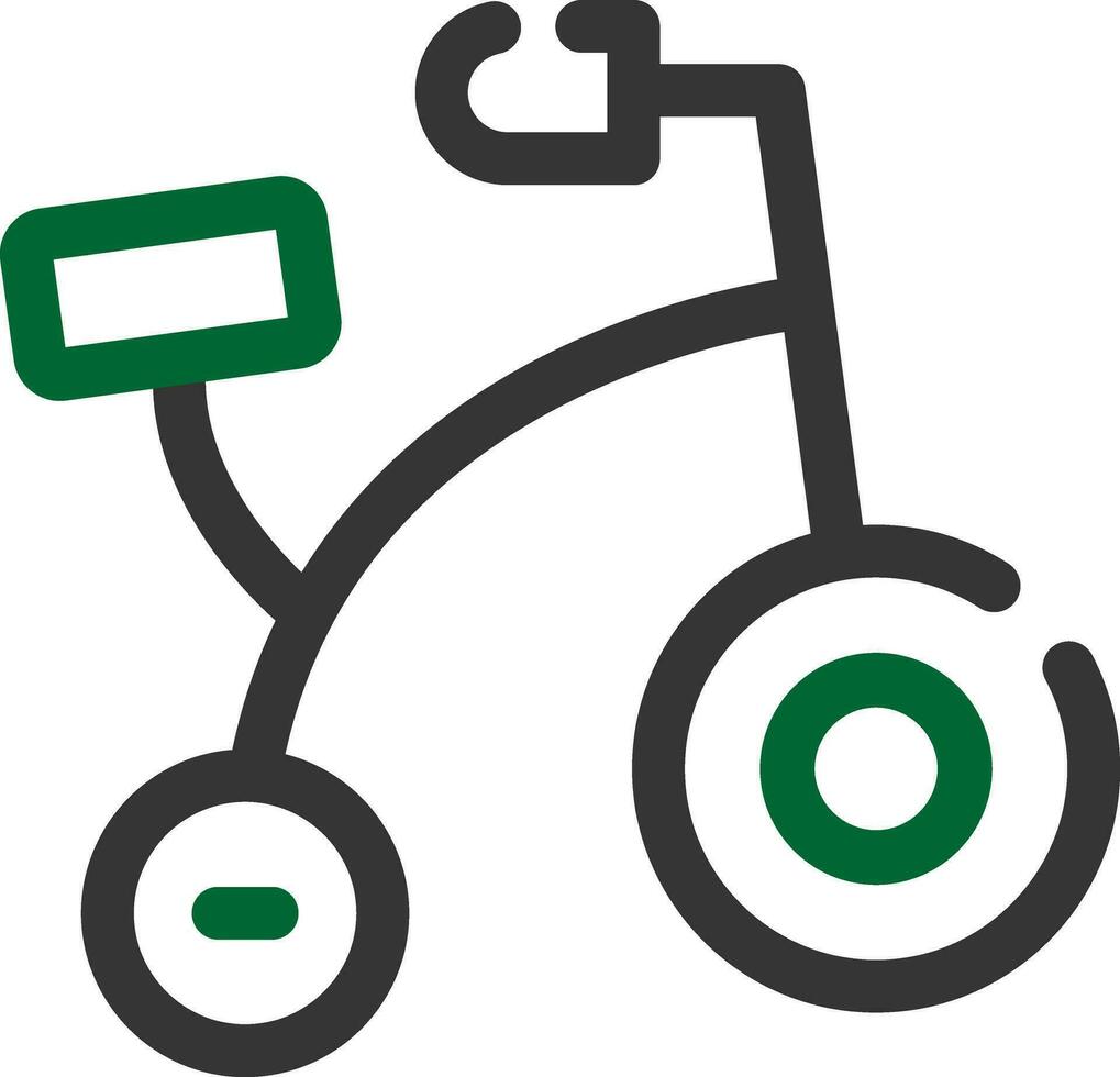 Bike Toy Creative Icon Design vector