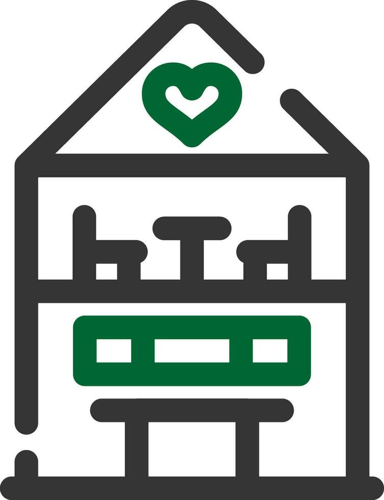 Dolls House Creative Icon Design vector