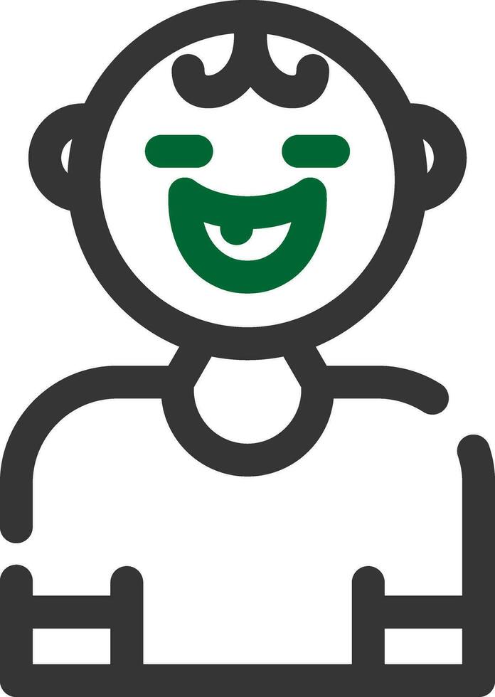 Baby Smile Creative Icon Design vector