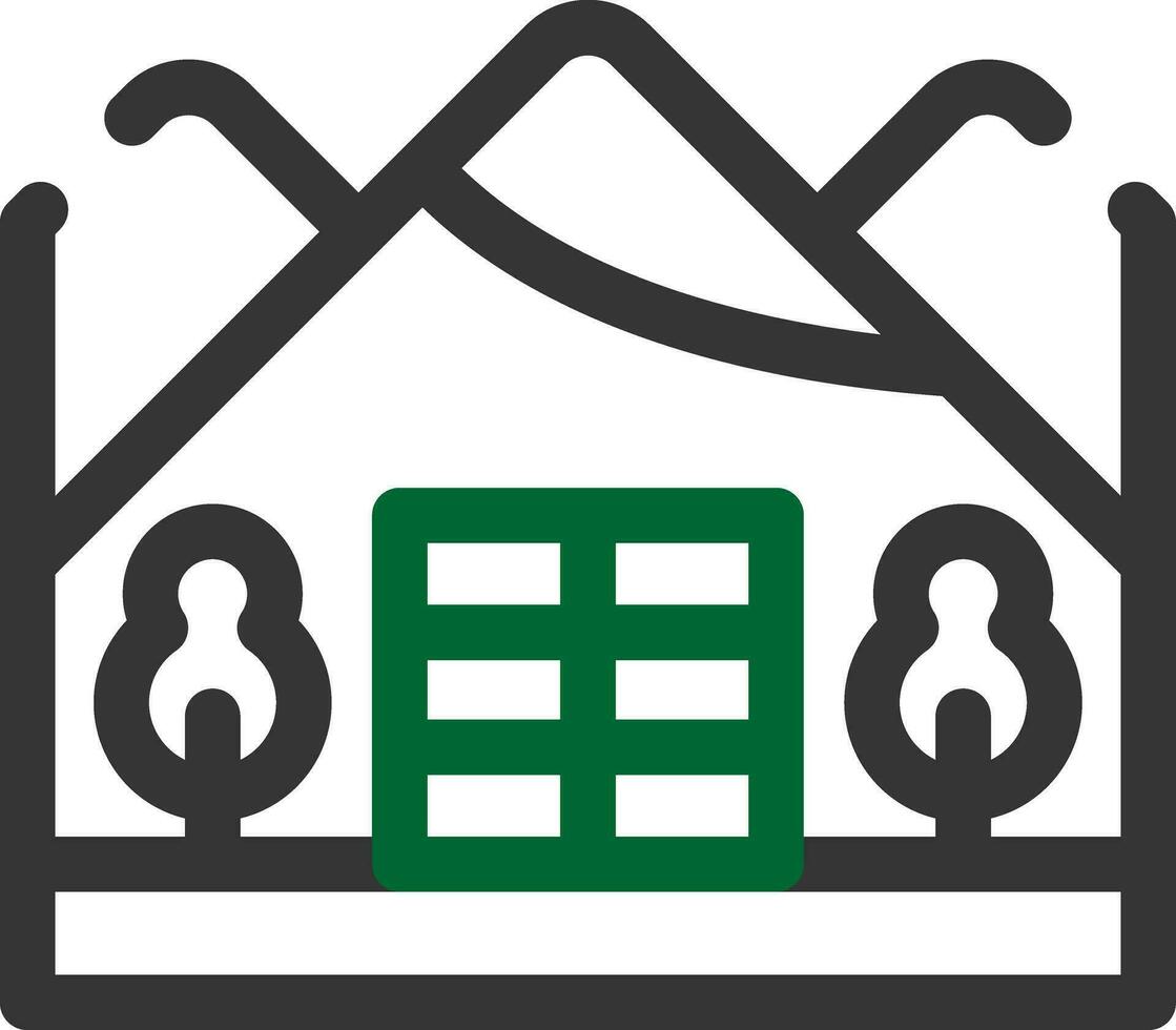 Igloo Landscape Creative Icon Design vector