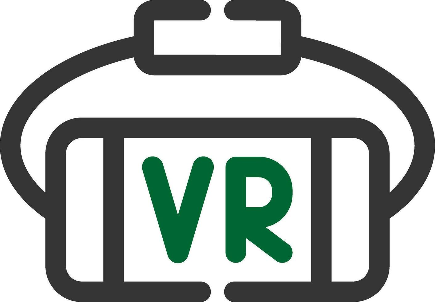 VR Glasses Creative Icon Design vector