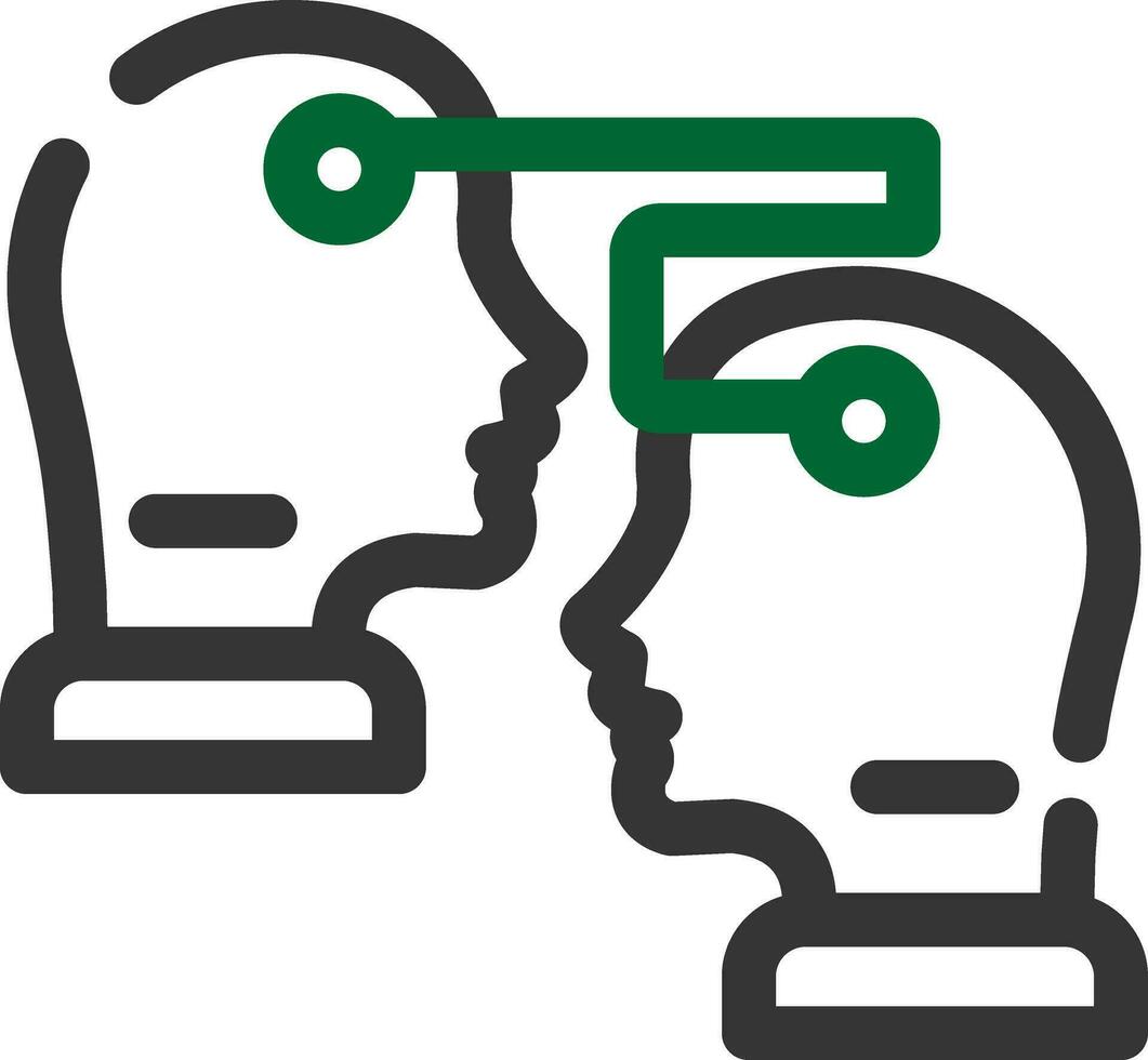 Telepathy Creative Icon Design vector