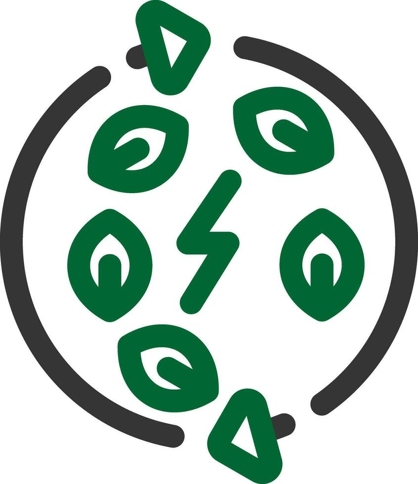 Eco Energy Creative Icon Design vector