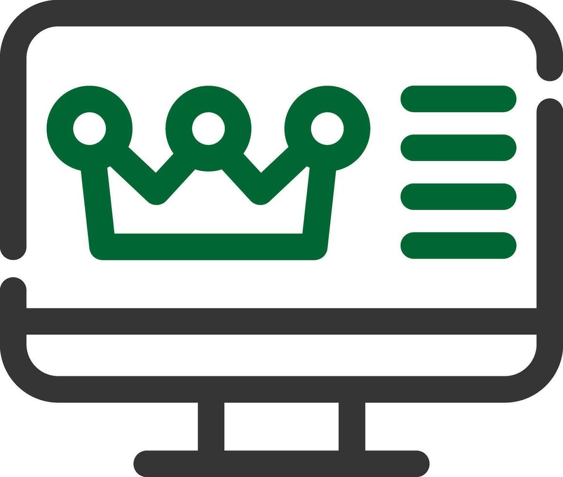 Premium Content Creative Icon Design vector