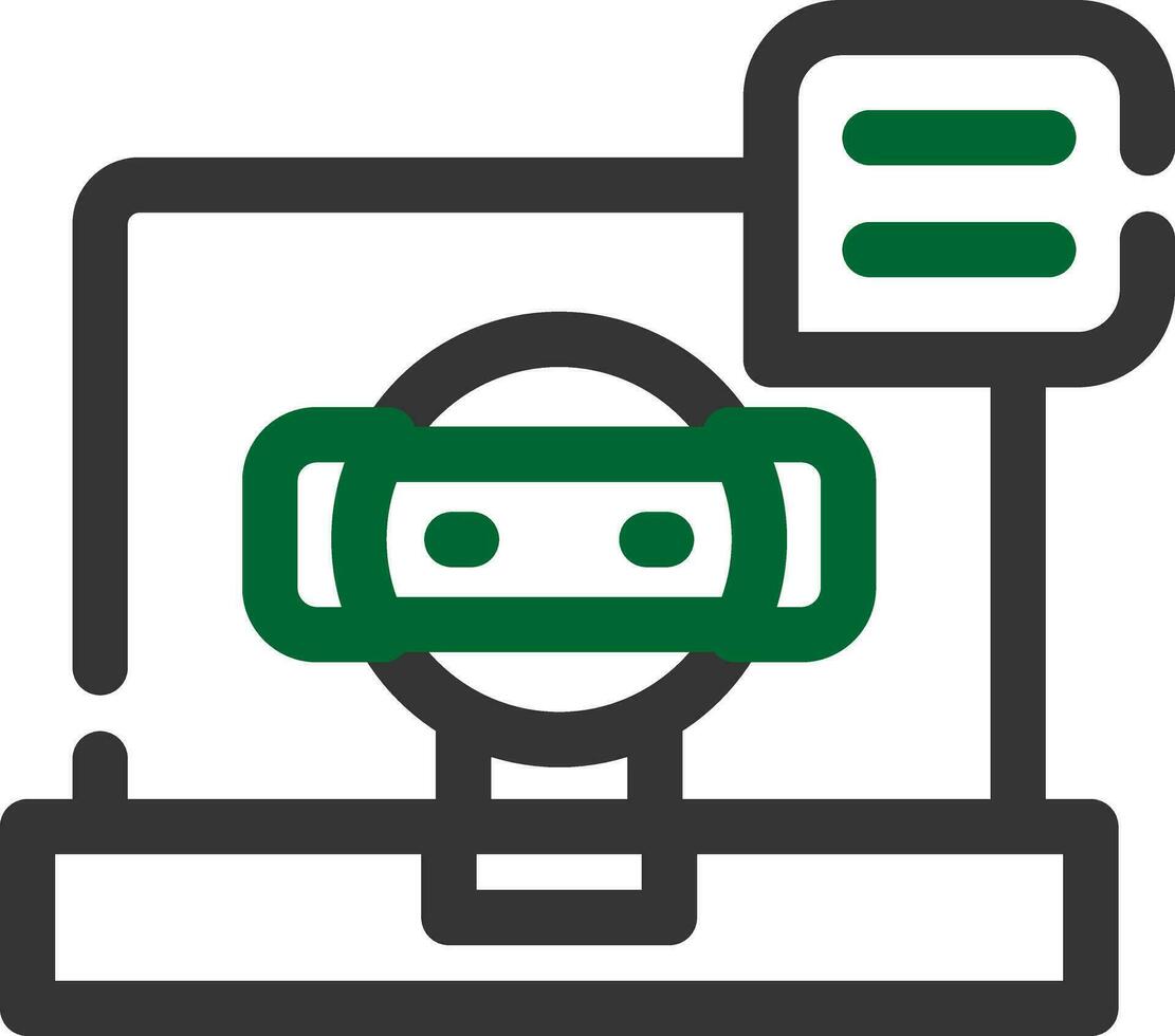 Chatbot Creative Icon Design vector