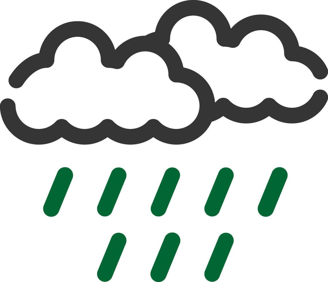 Rainy Day Creative Icon Design vector