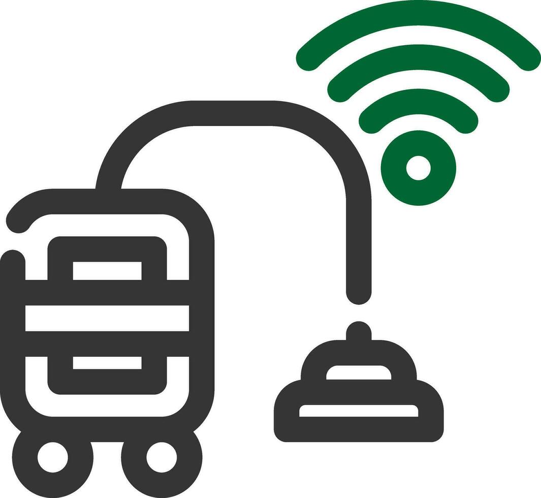 Smart Vacuum Creative Icon Design vector