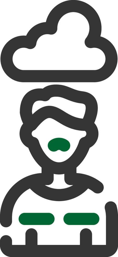 Sad Creative Icon Design vector