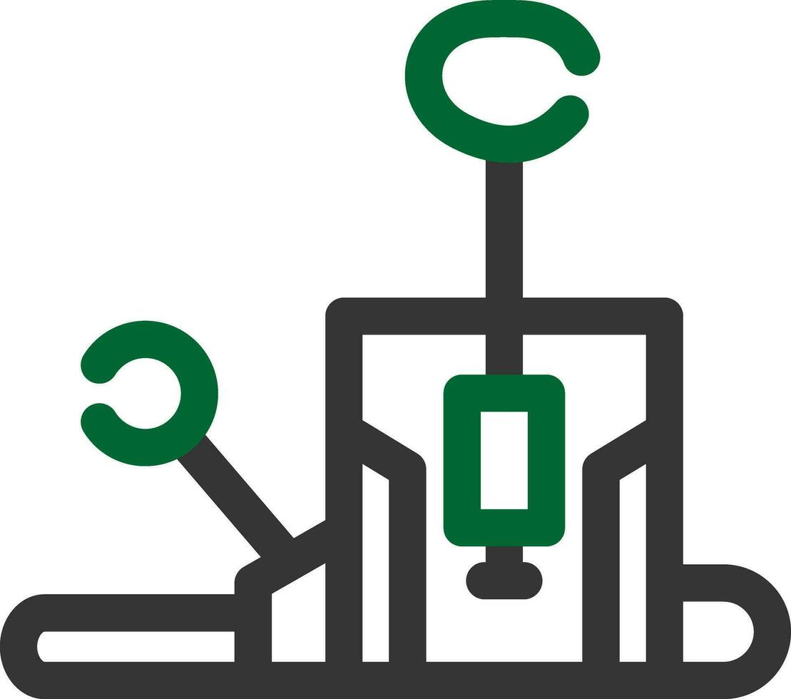 Pilates Chair Creative Icon Design vector