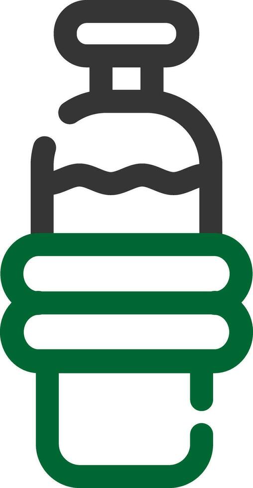 Water Bottle Creative Icon Design vector