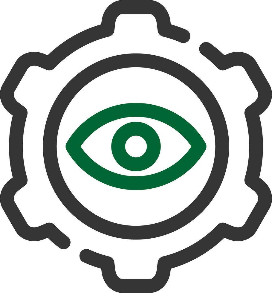 Eye Setting Creative Icon Design vector