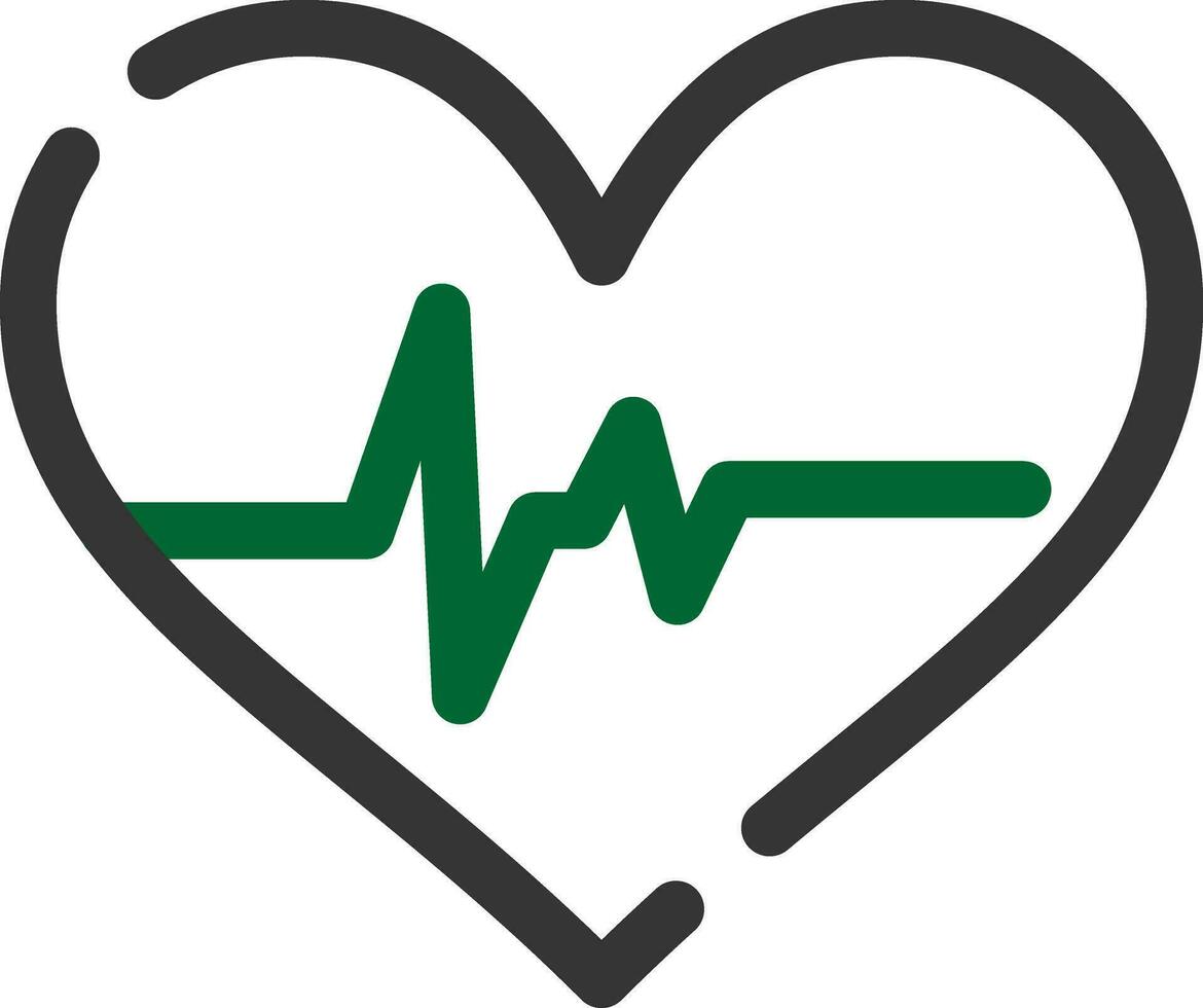 Line Two Color vector