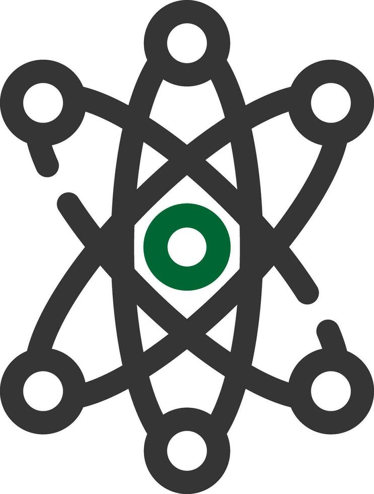 Atom Creative Icon Design vector
