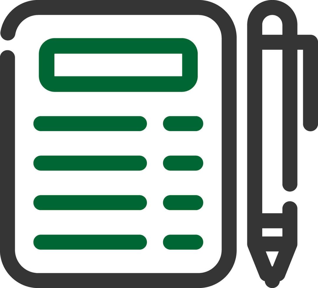 Line Two Color vector