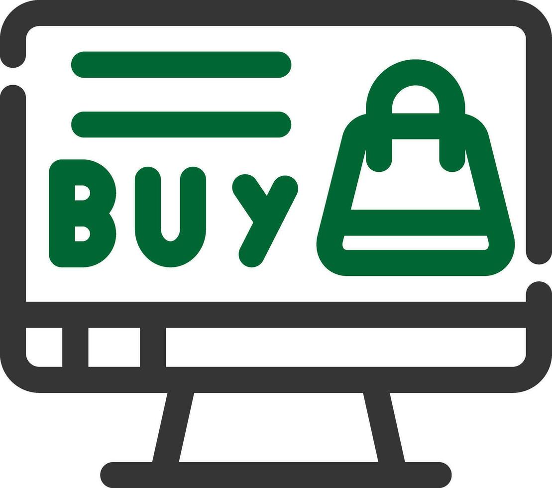Online Shopping Creative Icon Design vector