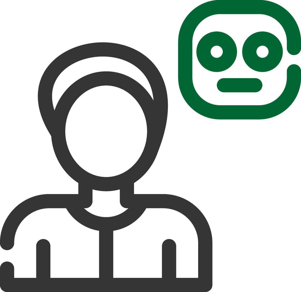 Overwhelmed Creative Icon Design vector