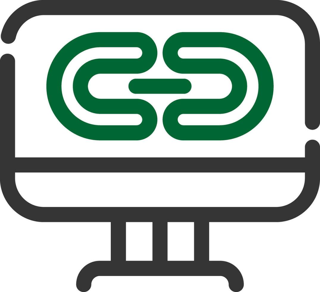 Link Creative Icon Design vector