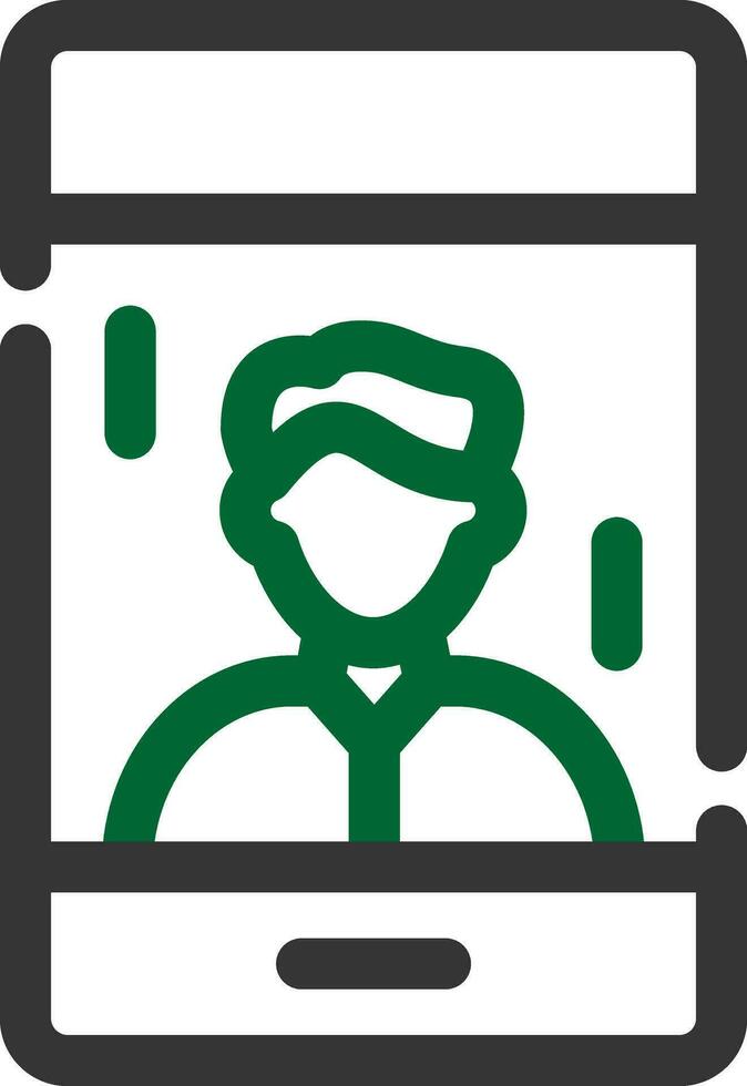 Influencer Male Creative Icon Design vector