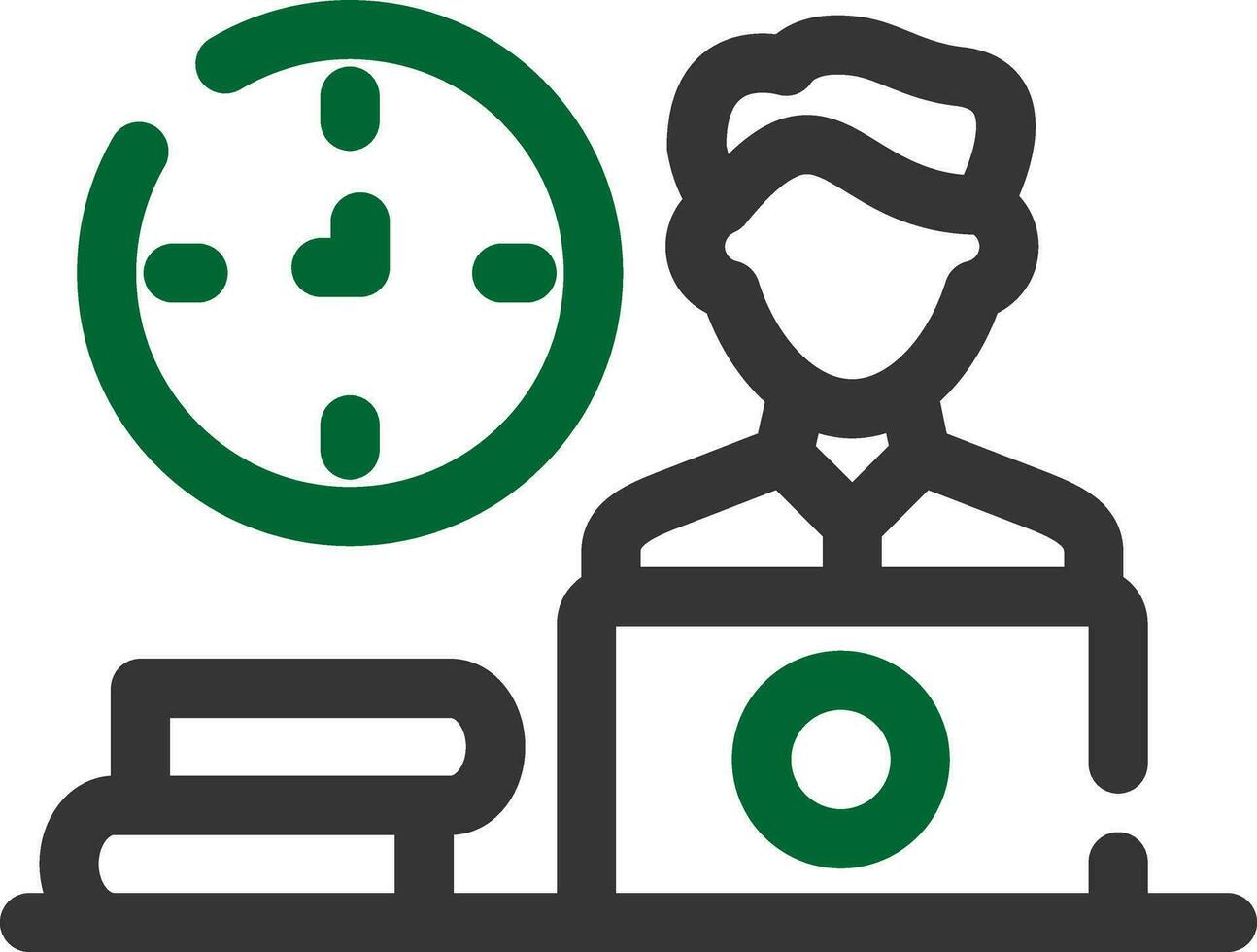 Work Habits Creative Icon Design vector