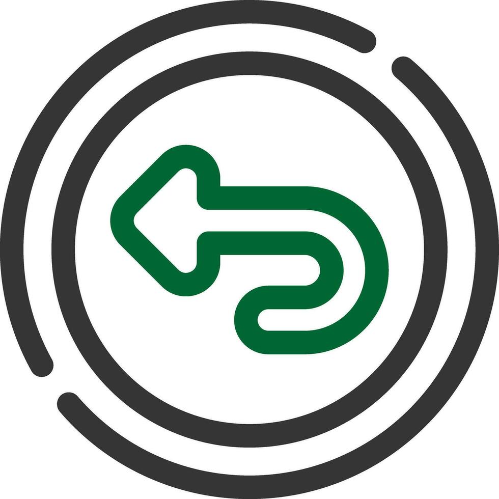 Undo Creative Icon Design vector