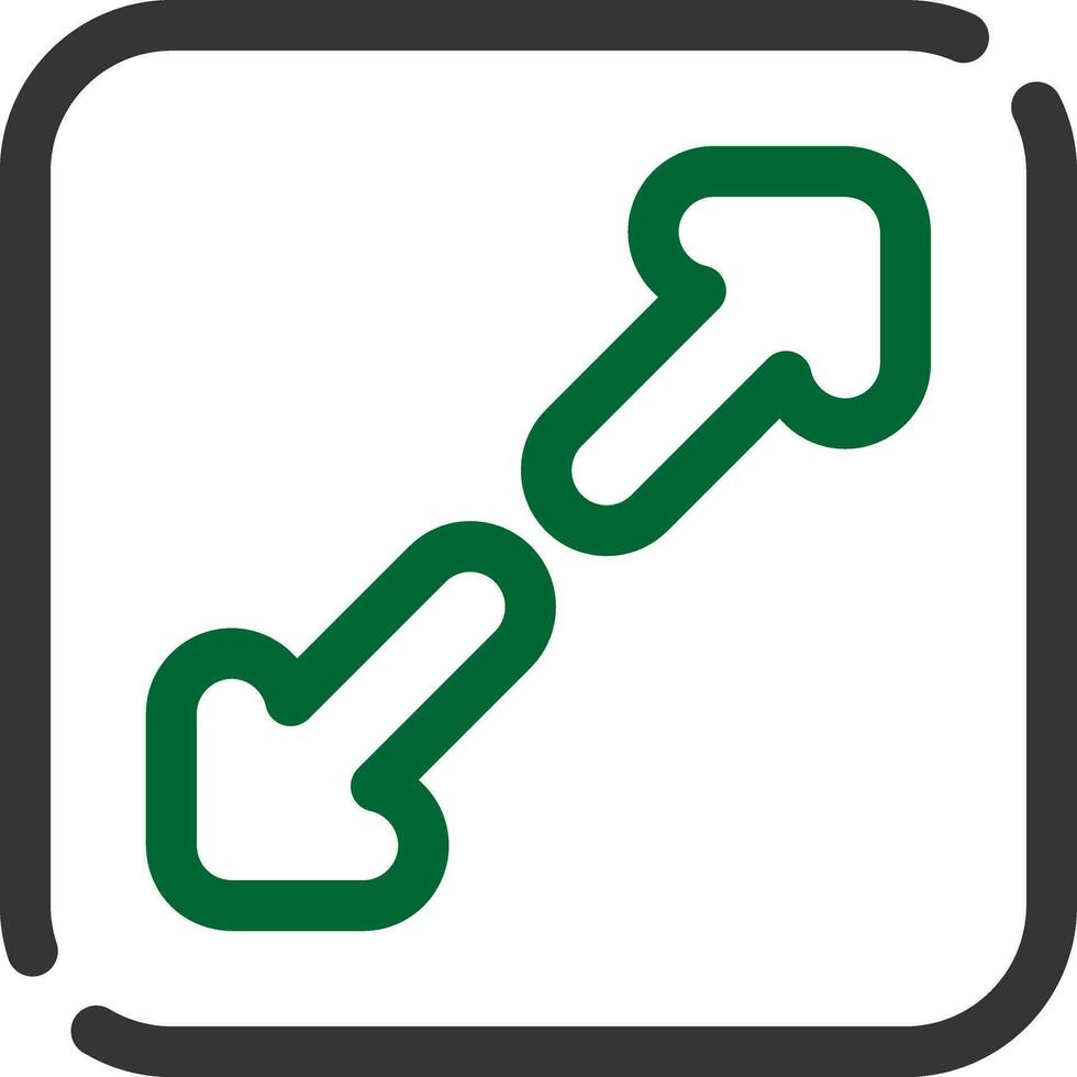 Line Two Color vector