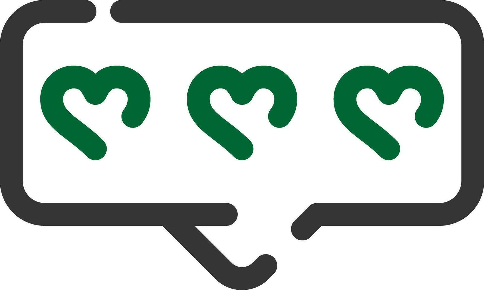 Comment Heart Creative Icon Design vector