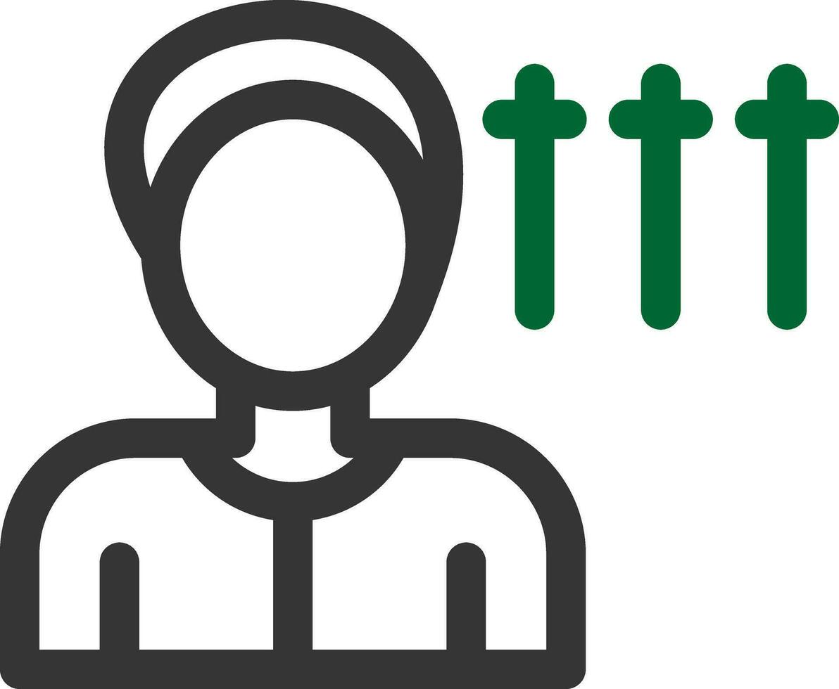 Line Two Color vector