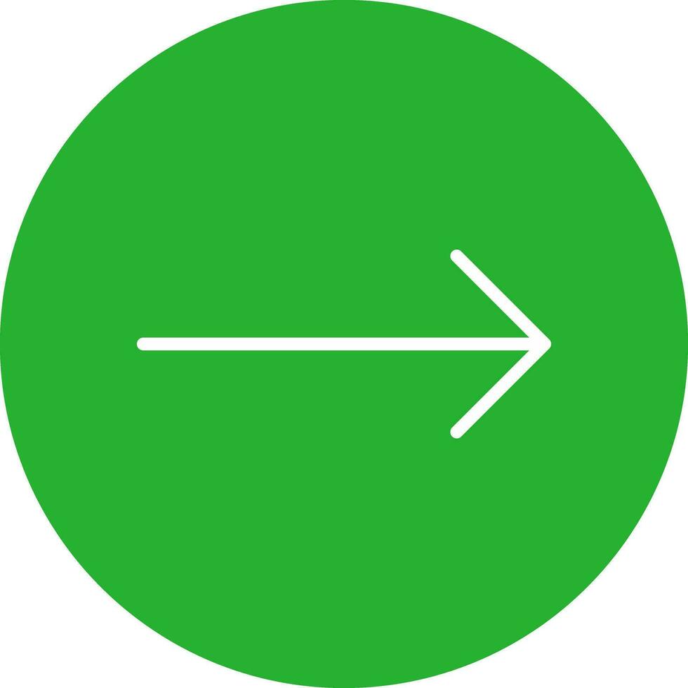 Right Arrow Creative Icon Design vector