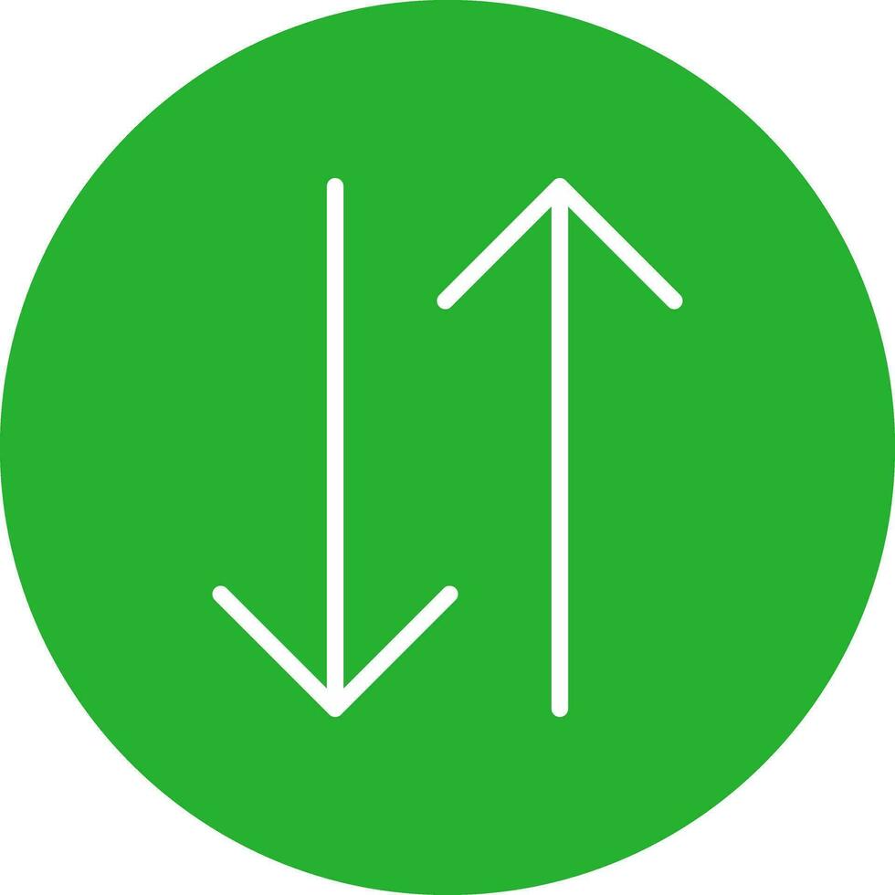 Double Arrow Creative Icon Design vector