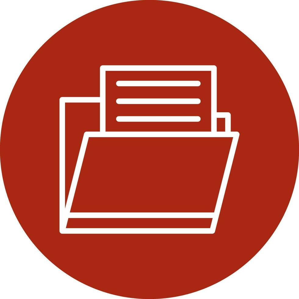 Document Folder Creative Icon Design vector