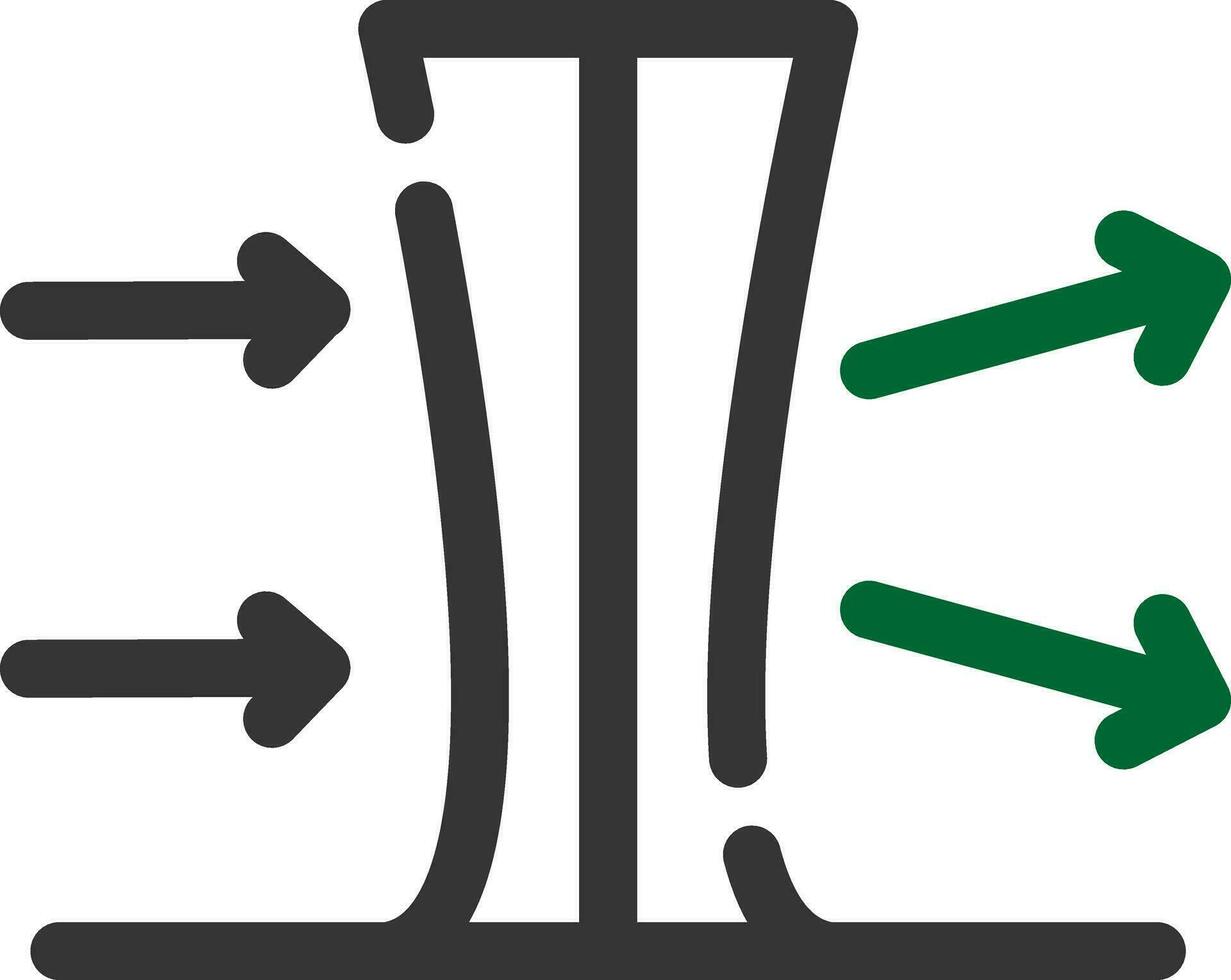 Normal Index Lenses Creative Icon Design vector