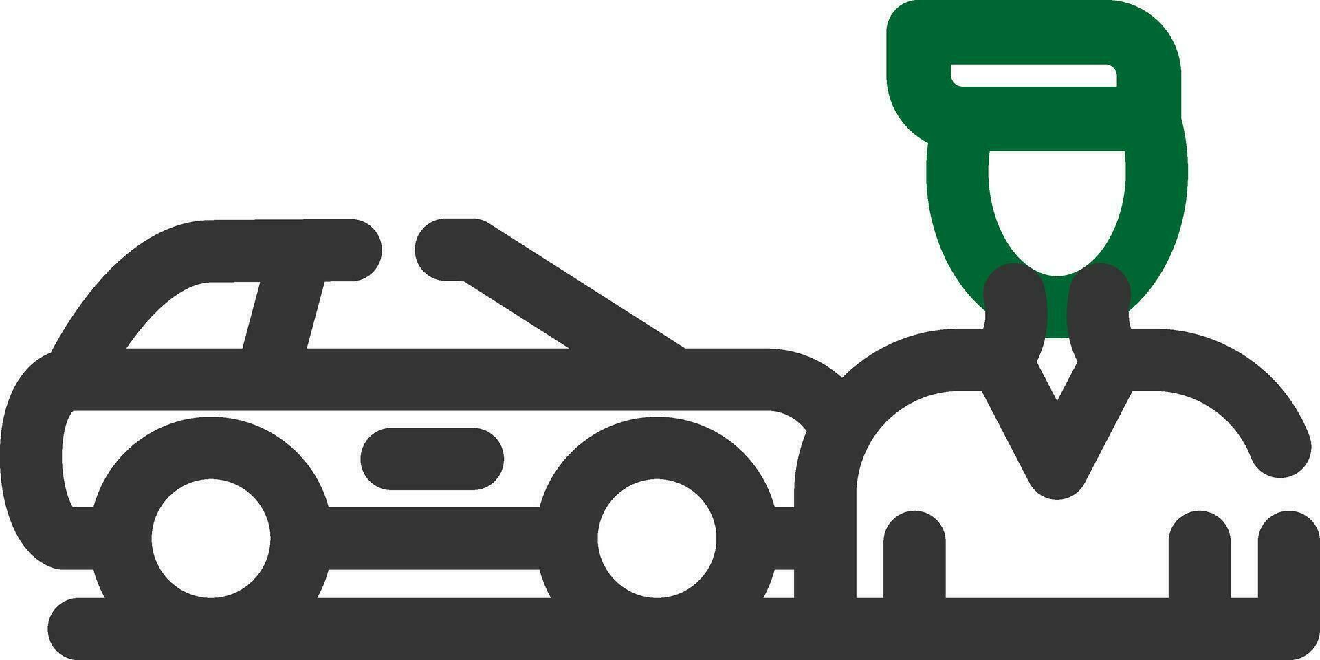 Used Car Dealership Creative Icon Design vector