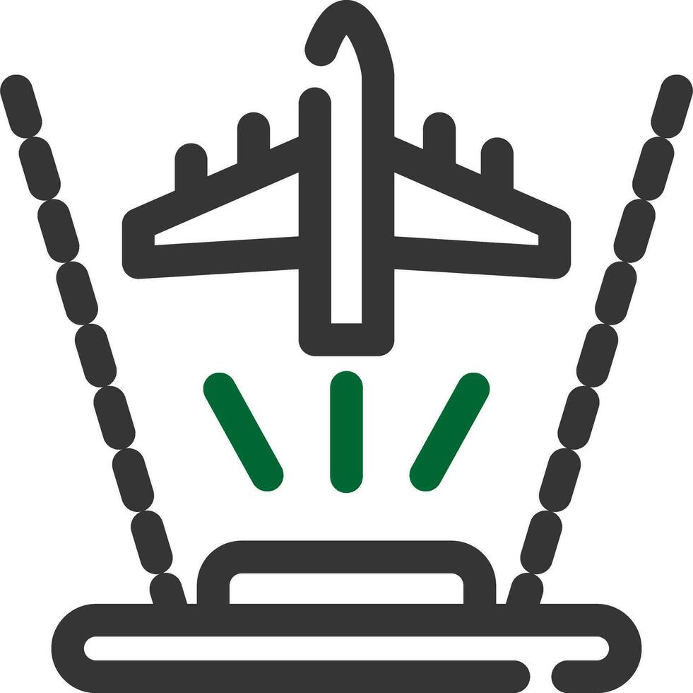 Ar Flight Training Creative Icon Design vector