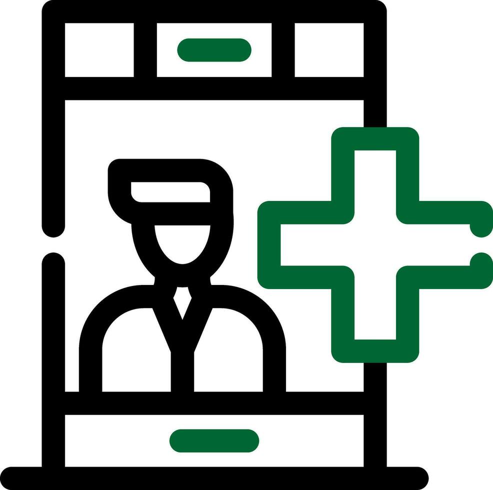 Medical Ecommerce Provider Creative Icon Design vector