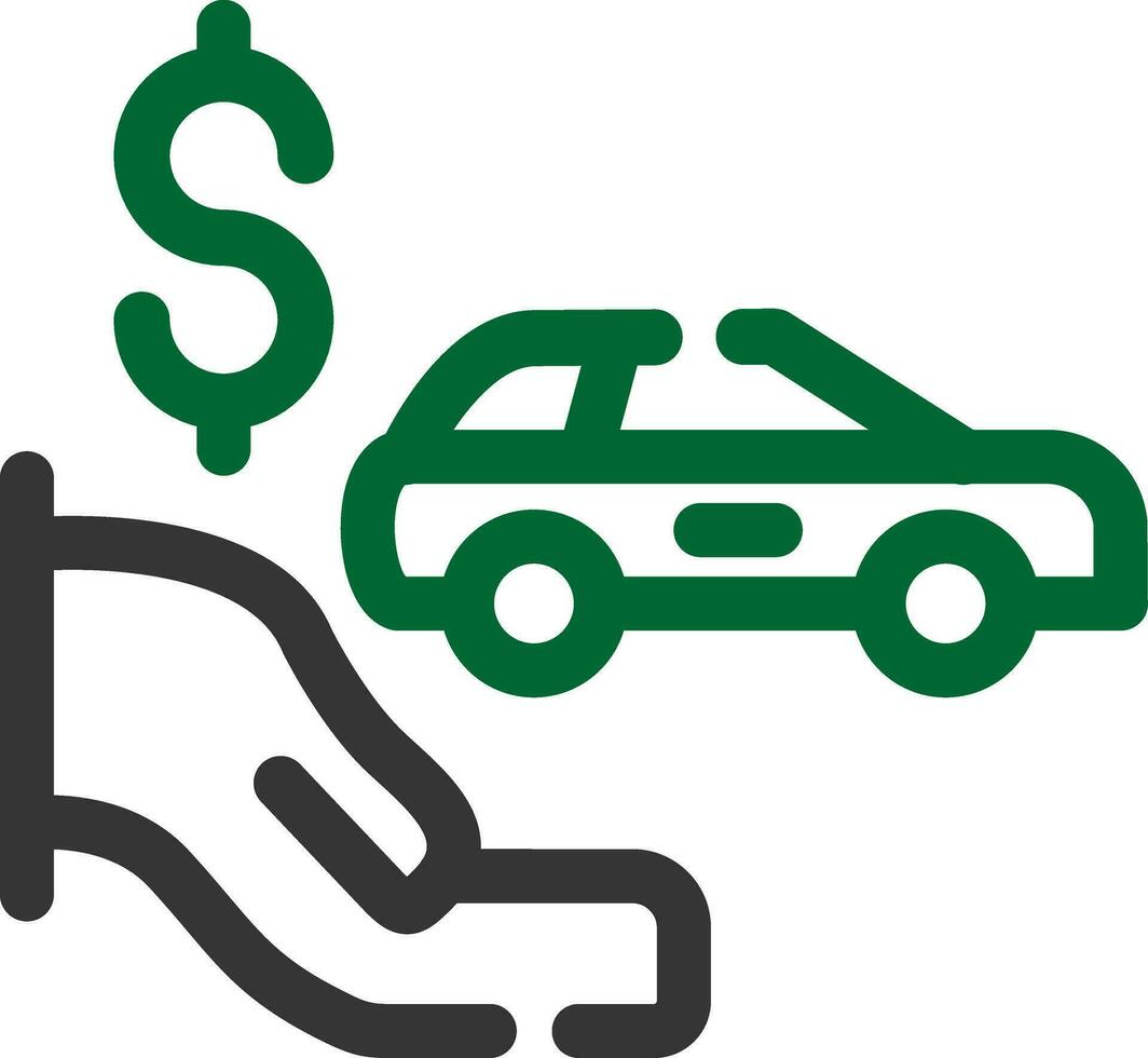 Dealer Holdback Creative Icon Design vector