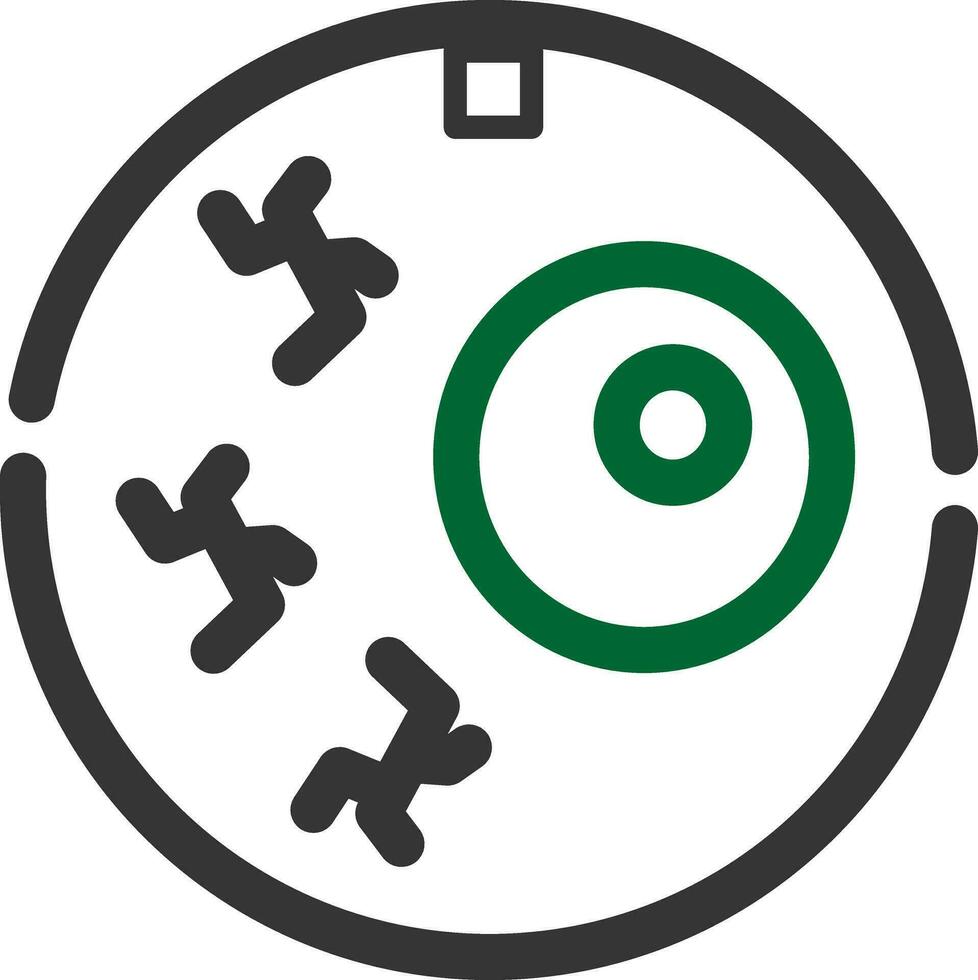 Optic Nerve Creative Icon Design vector