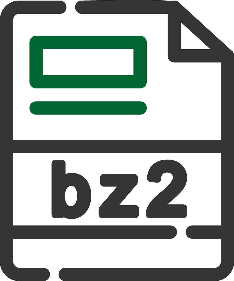 bz2 creativo icono diseño vector