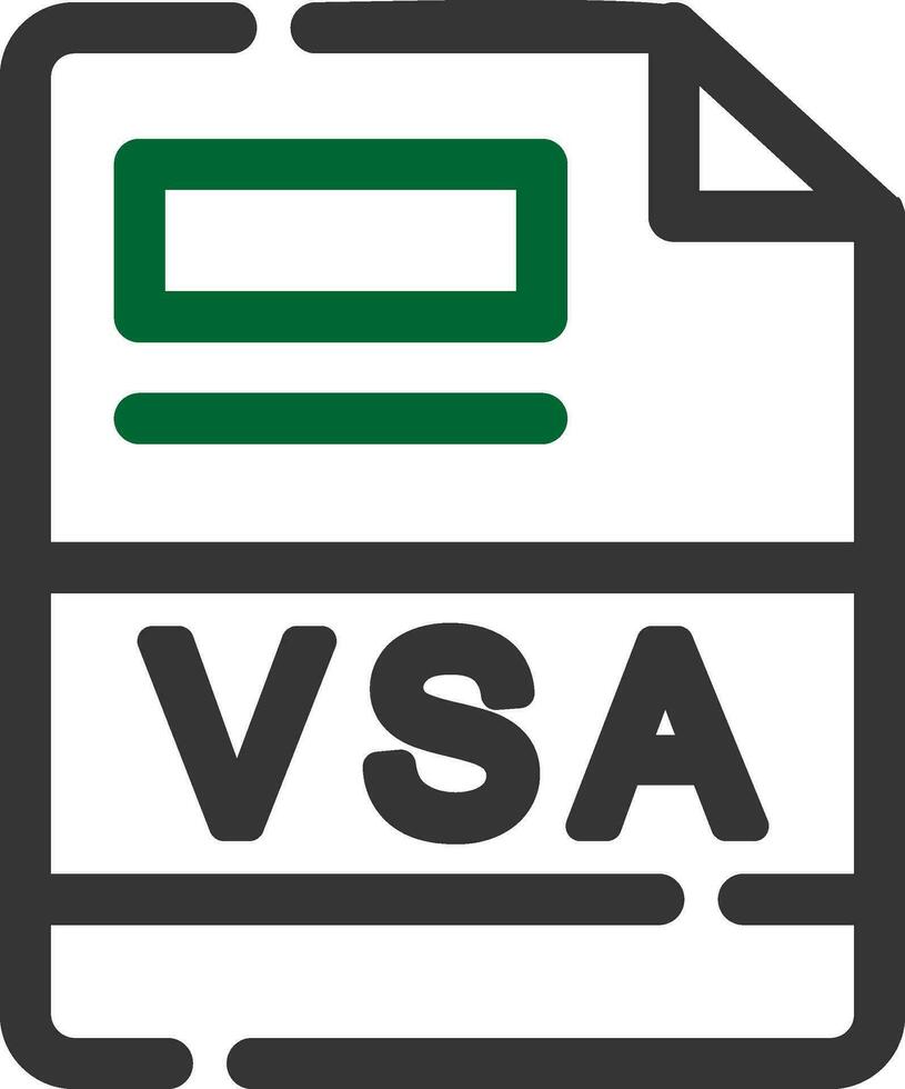 VSA Creative Icon Design vector