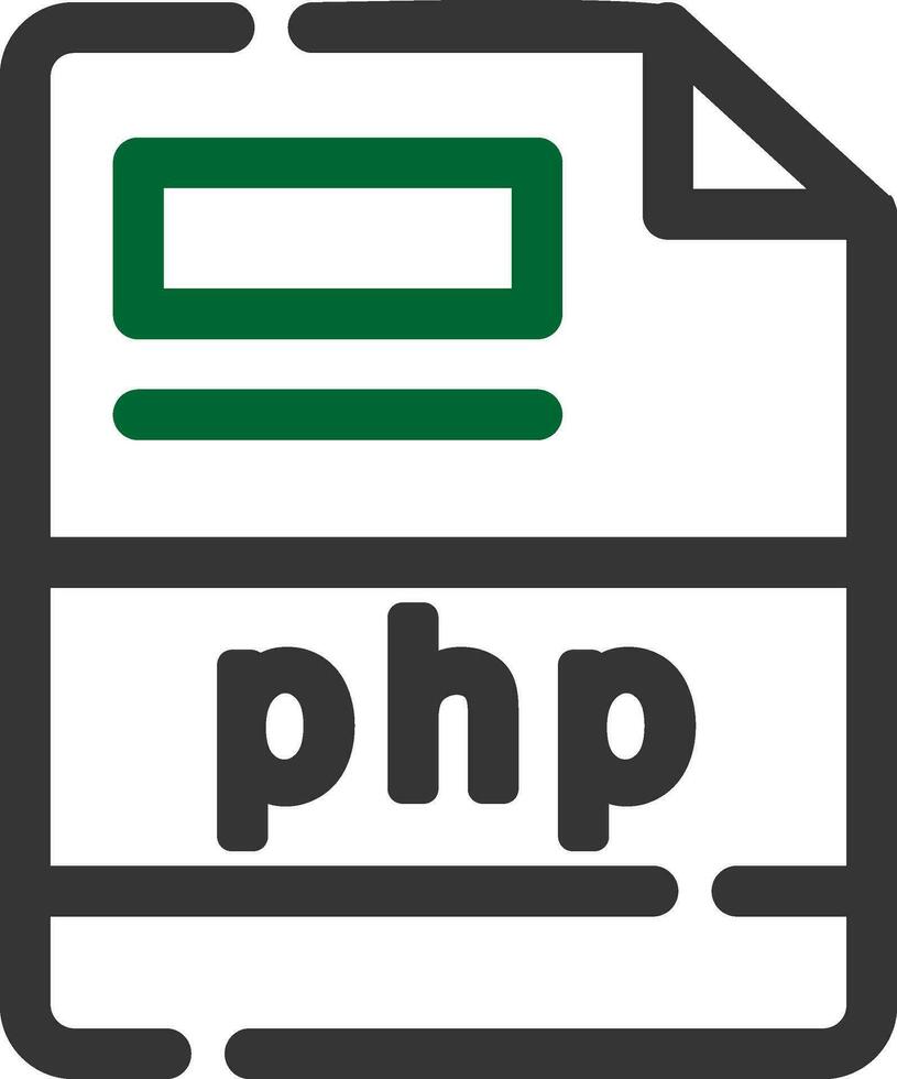 php Creative Icon Design vector