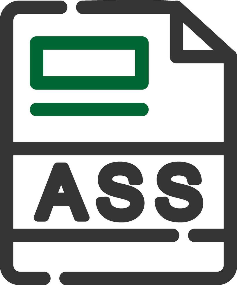 ASS Creative Icon Design vector